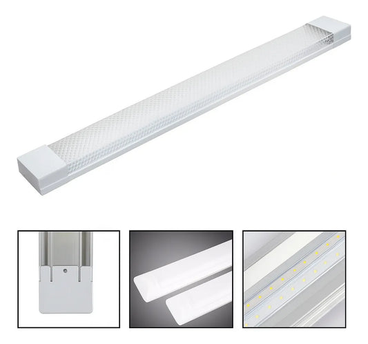 X5 Tubo Led 120cm Luces Canaleta Led Canoa Plana Tubos Led 48w