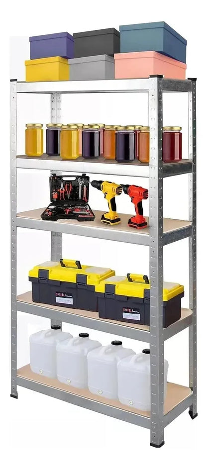 Pack X2 Repisa Industrial 180cm Estante Galvanizado Armable
