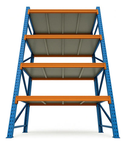 Estantería Metálica para Bodega 200x150x60 Racks Reforzados Repisas Metálicas Industriales