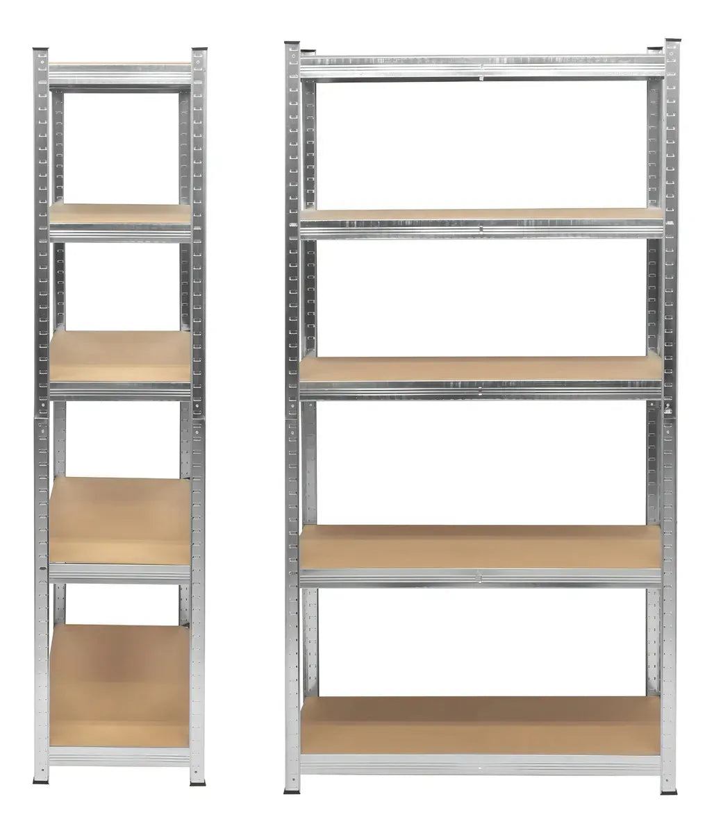 Pack X2 Repisa Industrial 180cm Estante Galvanizado Armable