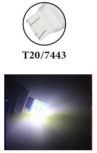 X6 Ampolleta Cola De Pescado Led T20 Ampolleta Auto Luz Led