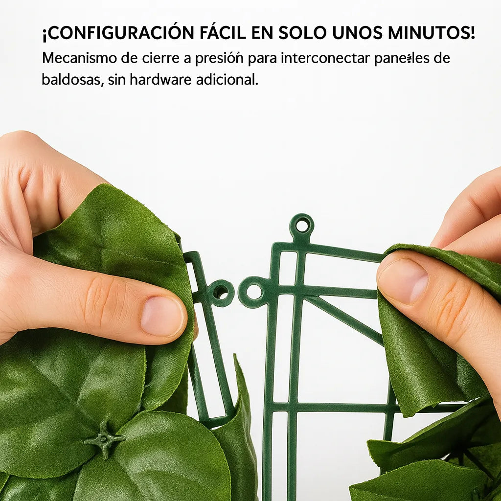 X20 Malla Hoja Artificial Decorativas Enredadera Plasticas 3x1 M