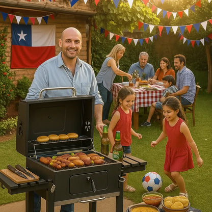 Asador Parrilla Portatil Carbon Parrillera Grill Aireador