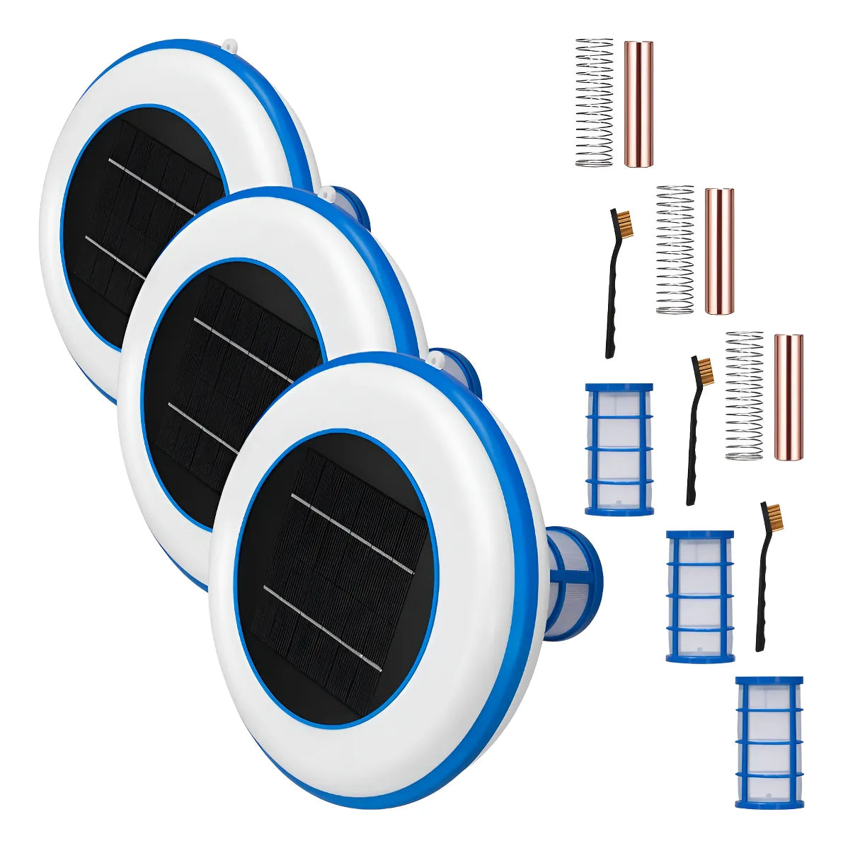 X3 Ionizador Solar Eoland Limpiador Flotante Para Piscina Accesorios Purificador Filtros De Piscinas Jacuzzi Piletas Tinajas