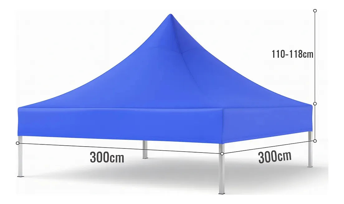 Toldo Lona Para Acampar Carpa Techo Camping Impermeable 3x3