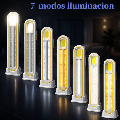 Lampara Led Camping Solar Recargable Portatil Exterior Usb