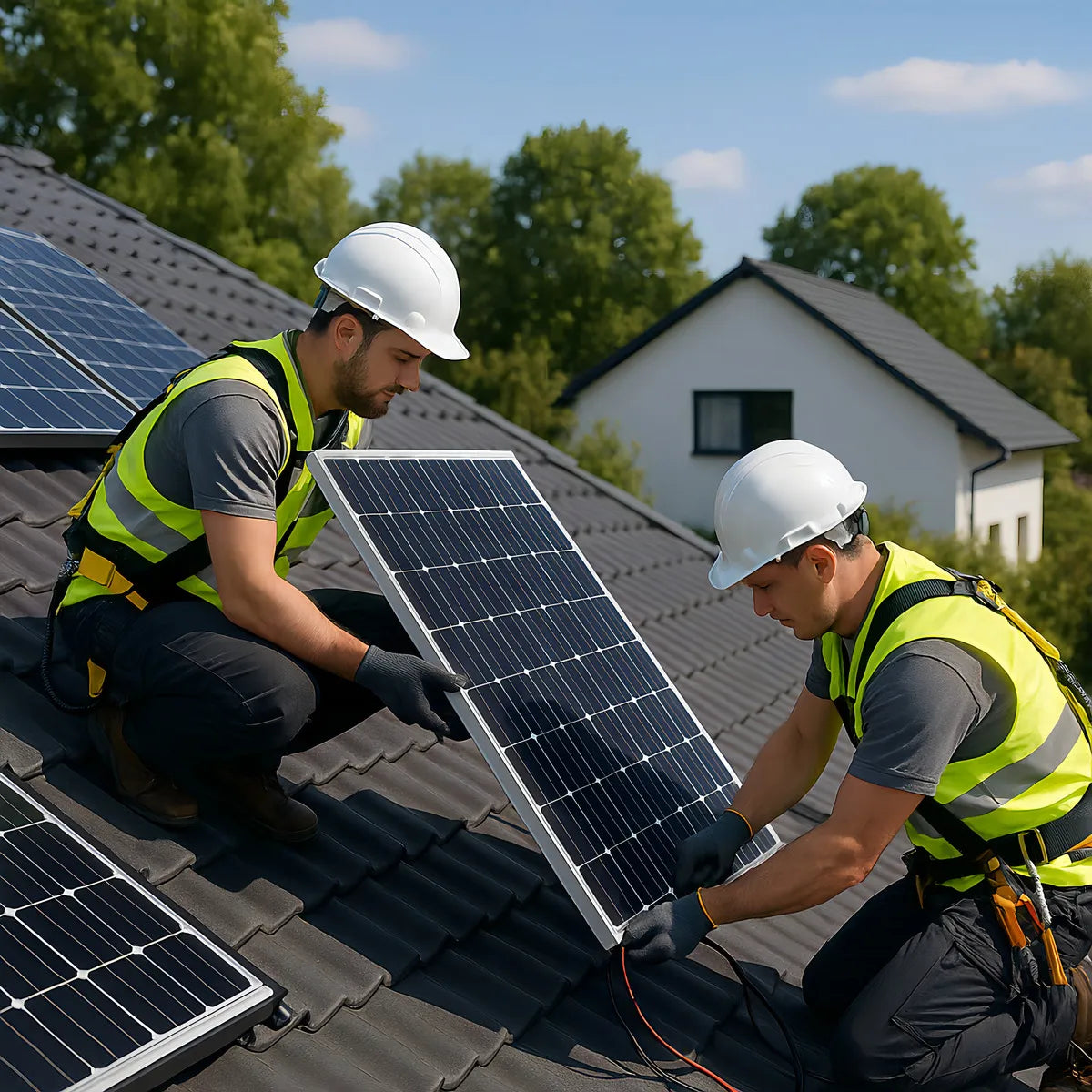 Pack X2 Panel Solar Casa Monocristalino Fotovoltaico 50w 12v