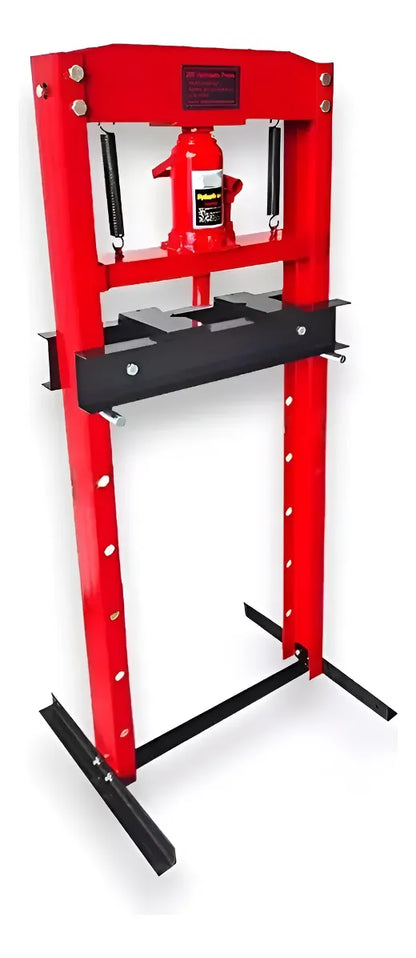 Prensa Hidraulica Gato Acero Reforzado Hardpro 20 Toneladas Color Rojo