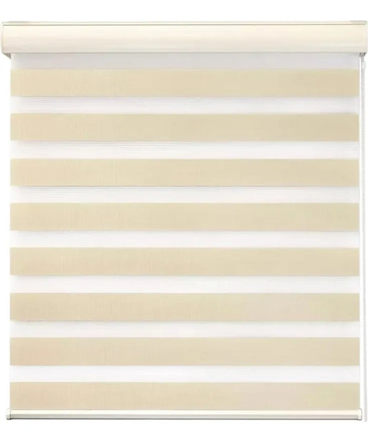 Cortina Roller Blackout Persianas Roller 150x200 Beige Liso