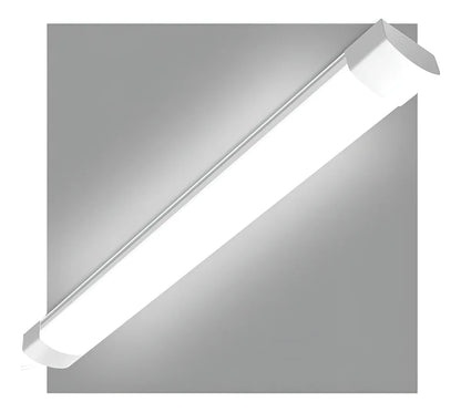 X10 Tubos Led 120cm Canaleta Luz Canoa Plana Tubo Led 36w