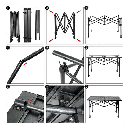 Mesa Portatil Camping Mesa Plegable Mesas Para Acampar Pesca