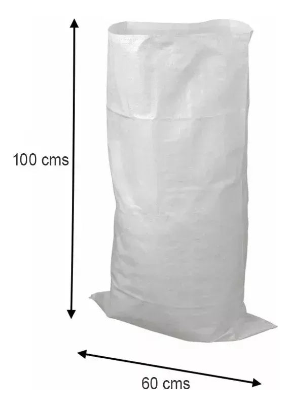 25 X Saco Multiuso Para Escombros 50kilos Sacaria De Raffia