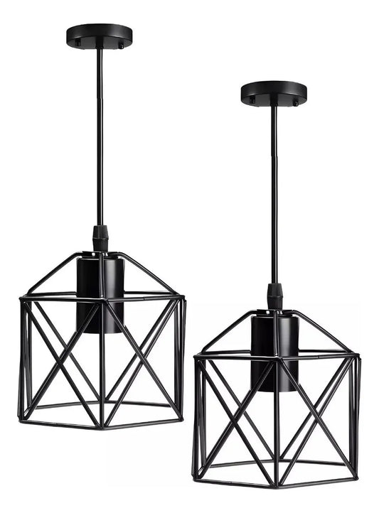 Pack X2 Lamparas Colgantes Moderna Lampara Colgante Comedor