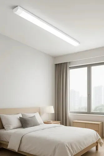 X5 Tubos Led 120cm Canaleta Led Luz Canoa Plana Tubo Led 36w