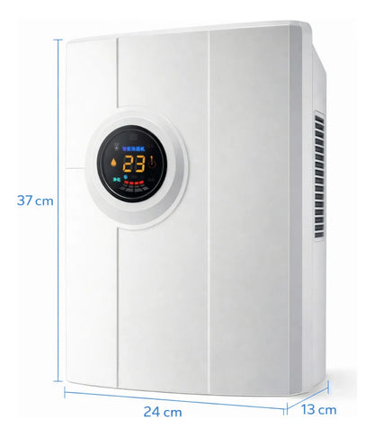 Deshumidificador Extractor De Aire Humedad Hogar Digital 90w Blanco