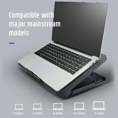 Elevador Base Notebook Cooler Base Ventilador Mesa Enfriador