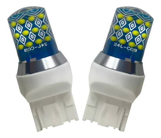 X2 Ampolleta Cola De Pescado Led T20 Ampolleta Auto Luz Led