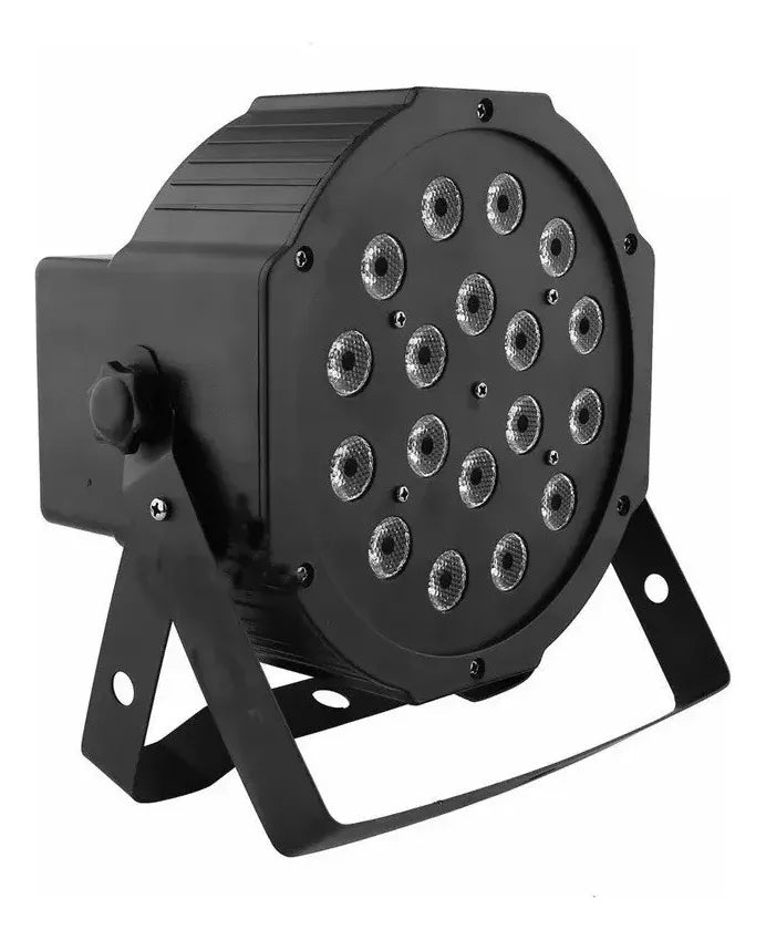 Luz De Escenario Led Tacho Par Led Xkl-a4 / 18x1 220v Luces Color Rgb