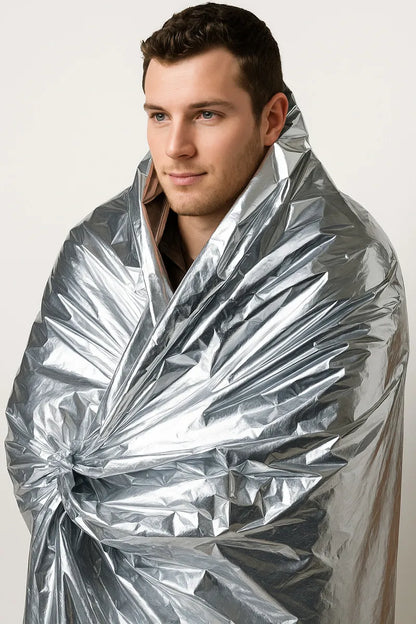 10 Manta Termica Aluminio Emergencia Camping Supervivencia
