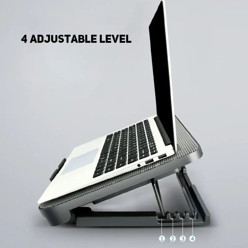 Elevador Base Notebook Cooler Base Ventilador Mesa Enfriador