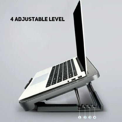 Elevador Base Notebook Cooler Base Ventilador Mesa Enfriador