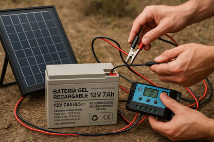 Batería Gel Recargable 12v 7ah Ciclo Profundo Herramientas
