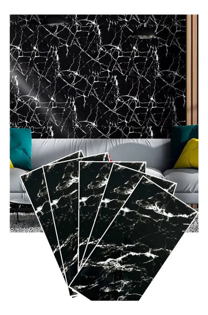 Pack X10 Palmetas Autoadhesivas Laminas Para Paredes 30x60cm