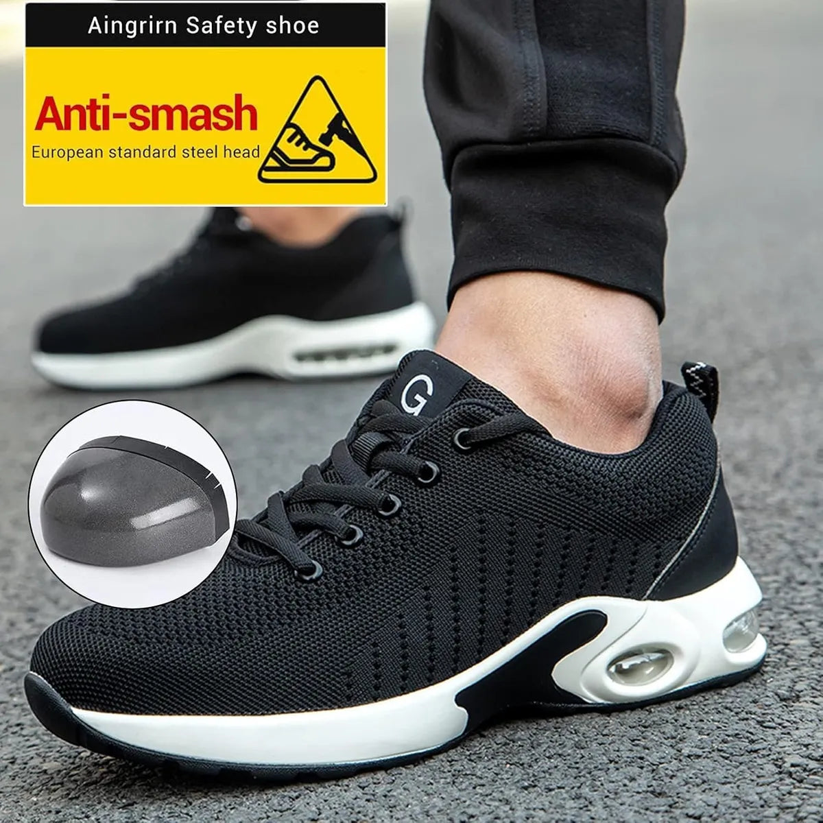 Zapatilla De Seguridad Zapato Industrial Trabajo Unisex