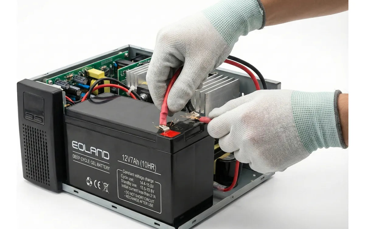 Batería Agm Gdlite Gd-1270 12v 7ah Ciclo Profundo Sellada