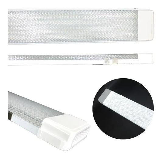 X10 Tubo Led 120cm Luces Canaleta Led Canoa Plana Tubos Led 54w