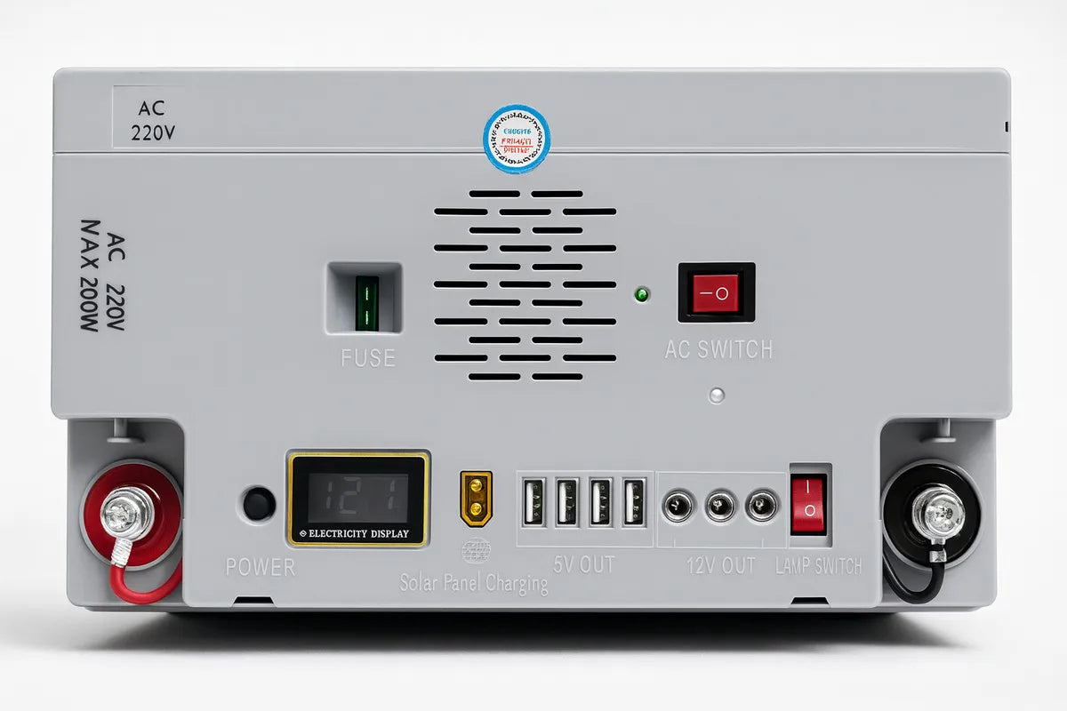 Bateria Gel 12v 65ah Estacion Carga Portátil 220v 100w Usb