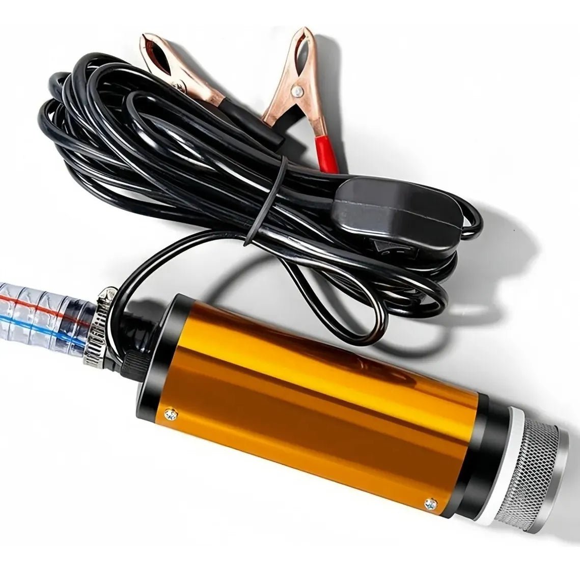 Kit Trasvasije De Combustible 12v Pistola Manguera 3 Metros