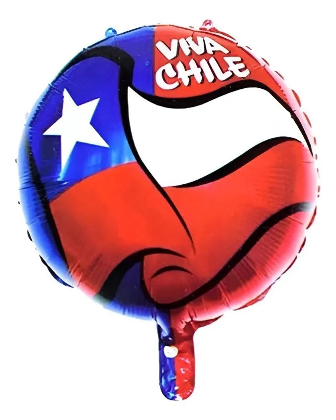 X3 Globos Decoracion Fiestas Patrias Globos Metalicos 45cm