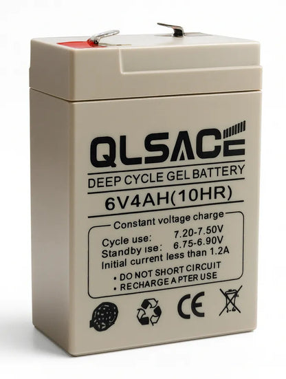 Batería 6v 4ah Gel Recargable Herramientas Ciclo Profundo