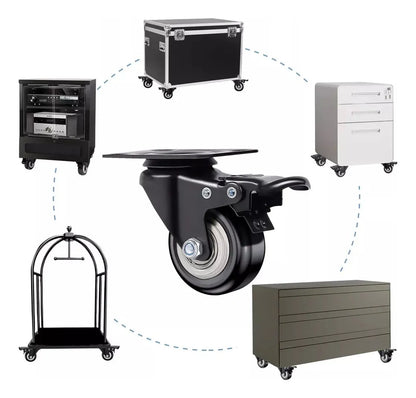 Ruedas Para Muebles Rueda Giratoria Con Freno 2 Pulgadas