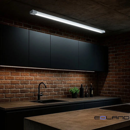 Tubo Led 120cm Luces Canaleta Led Canoa Plana Tubos Led 48w