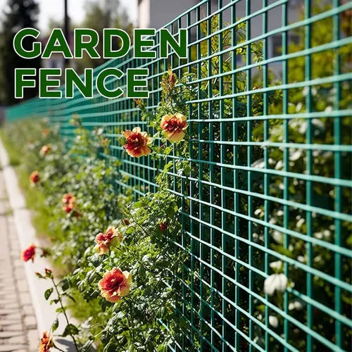 Malla Metalica Verde Jardin Cerco Rejas 20x20mm 60cm X 10mt