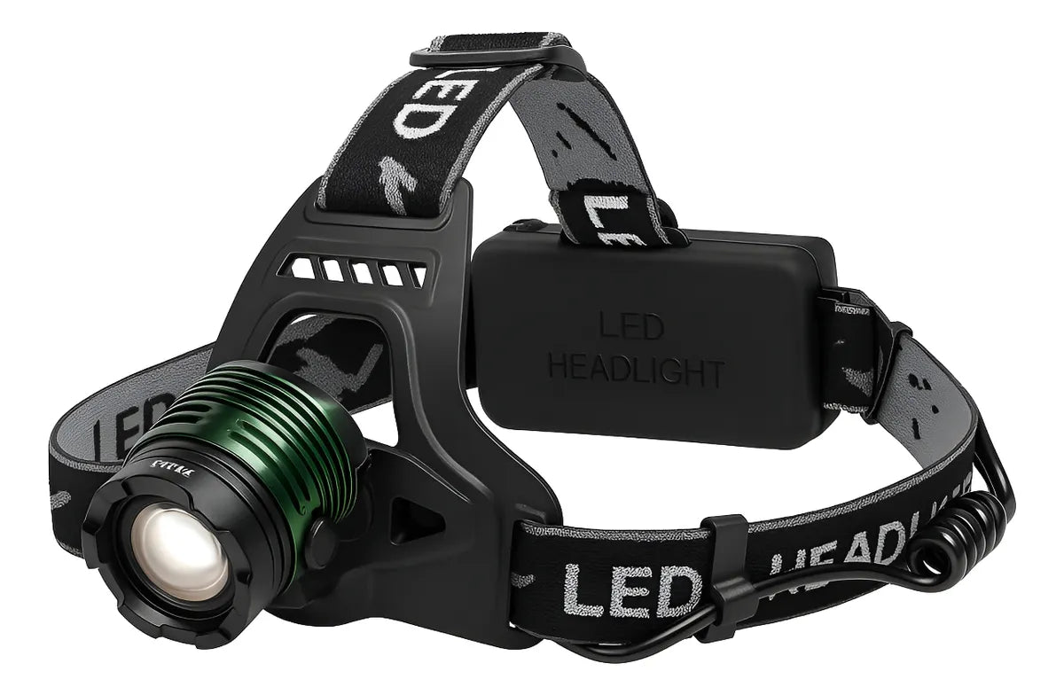 X3 Linterna Cabeza Led Linternas De Caza Cámping Recargable 503