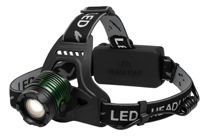 X3 Linterna Cabeza Led Linternas De Caza Cámping Recargable 503