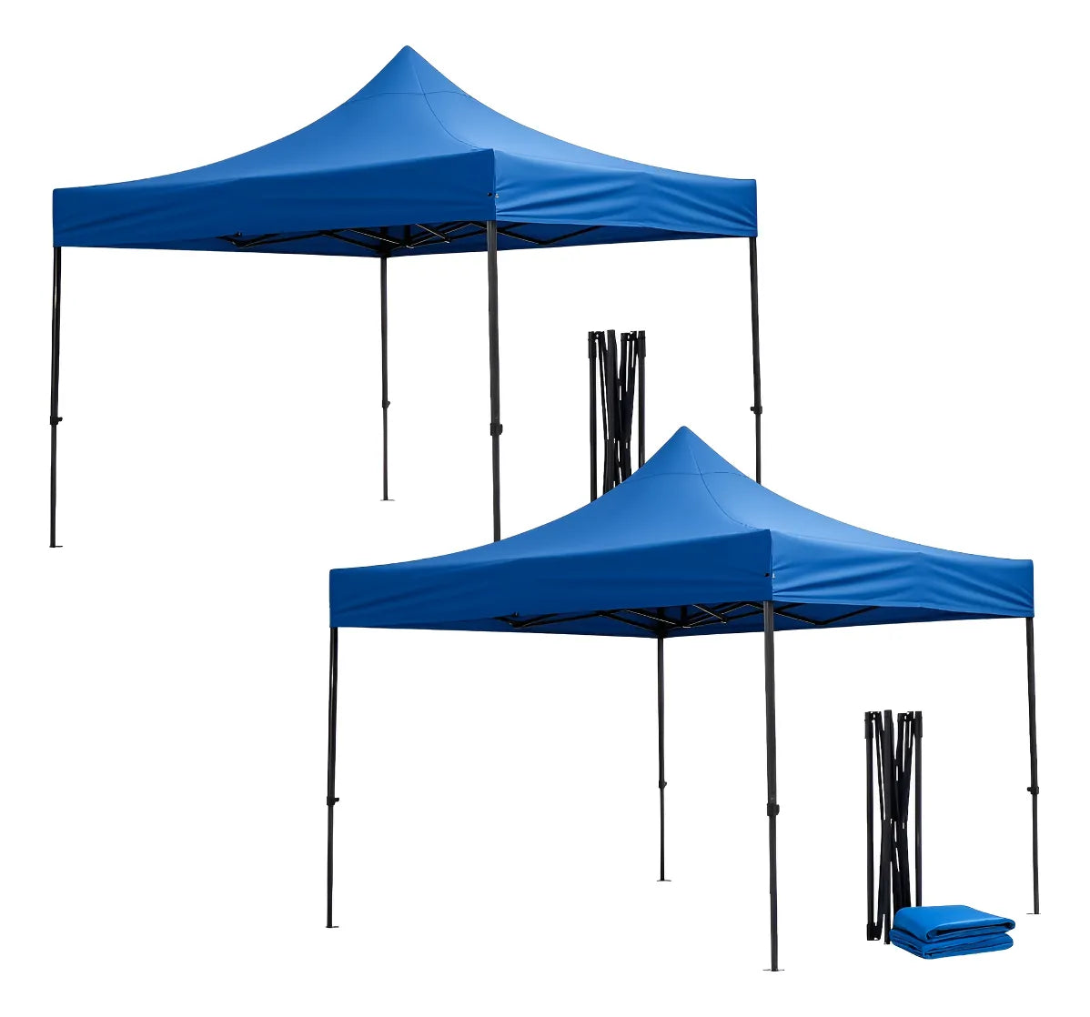 X2 Toldo 3x3 Lona Impermeable Toldos Retractiles Toldo Araña Azul