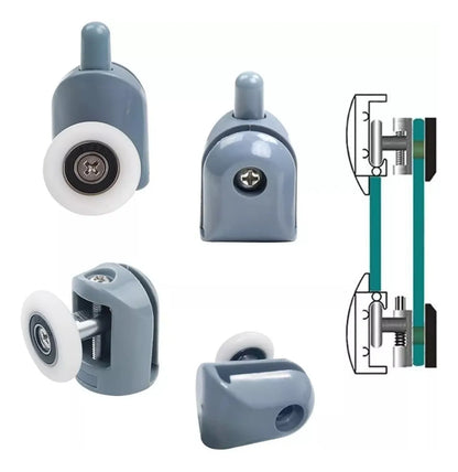 X10 Ruedas Para Puerta Ducha Baño Rueda Para Cabina Duchas
