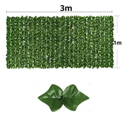 X20 Malla Hoja Artificial Decorativas Enredadera Plasticas 3x1 M