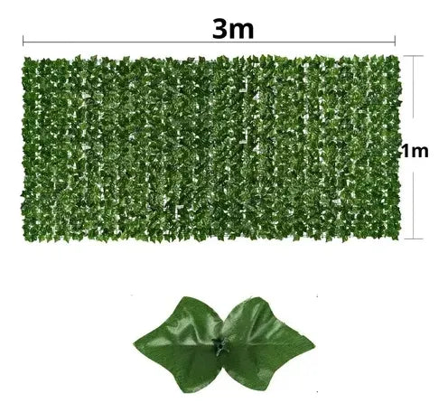 X10 Malla Hoja Artificial Decorativas Enredadera Plasticas 3x1 M