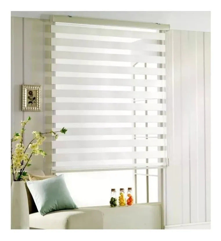 Cortina Dia Y Noche Cortinas Roller Blackout 200x200 Blanco