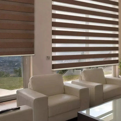 Cortina Roller Blackout Persianas Roller 180x200 Beige Liso