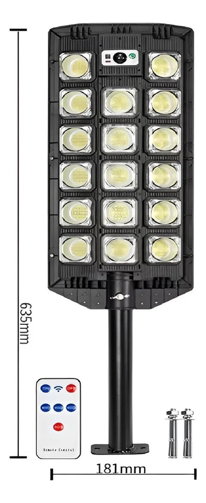 X3 Foco Led Exterior Con Sensor Movimiento Focos Solar 1000w