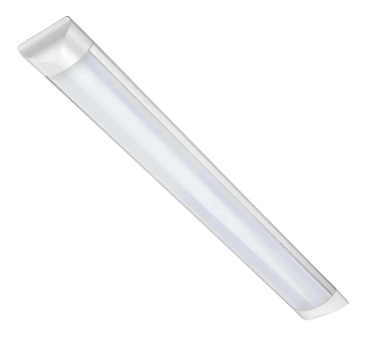 X2 Tubos Led 120cm Canaleta Led Luz Canoa Plana Tubo Led 36w