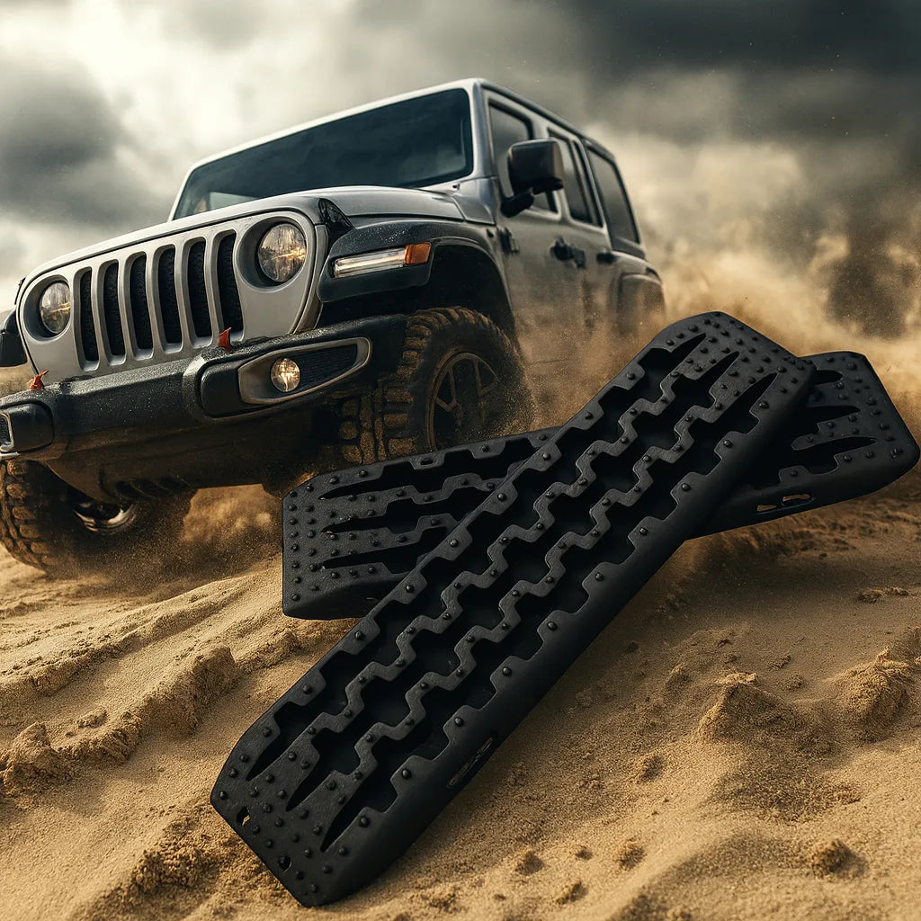 Pack X2 Tabla Auto-rescate Exploracion Nieve Jeepeo 4x4