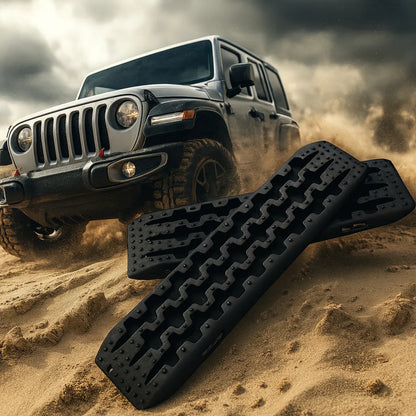 Pack X2 Tabla Auto-rescate Exploracion Nieve Jeepeo 4x4