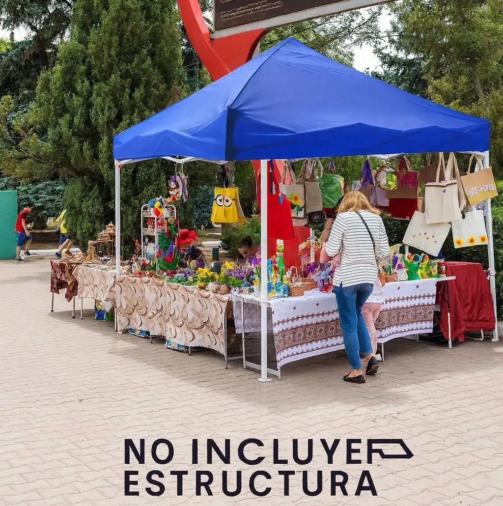 Toldo Lona Para Acampar Carpa Techo Camping Impermeable 3x3